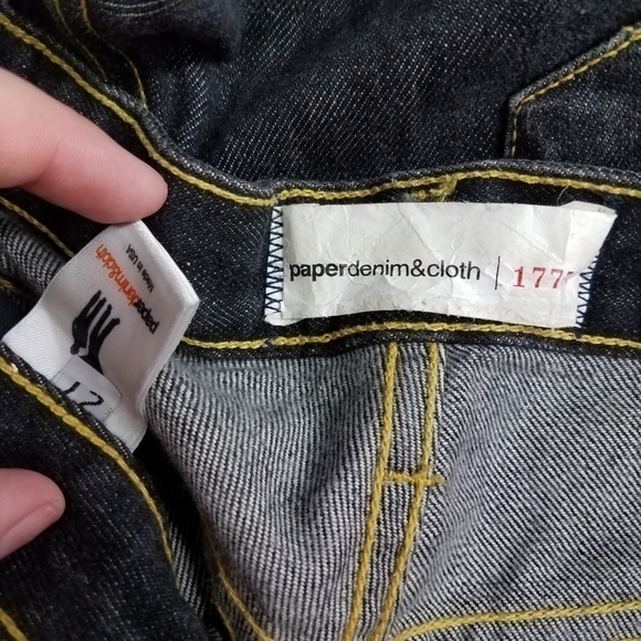 Paper Denim & Cloth Women's Boot Cut Black Dark Je - Picture 6 of 8